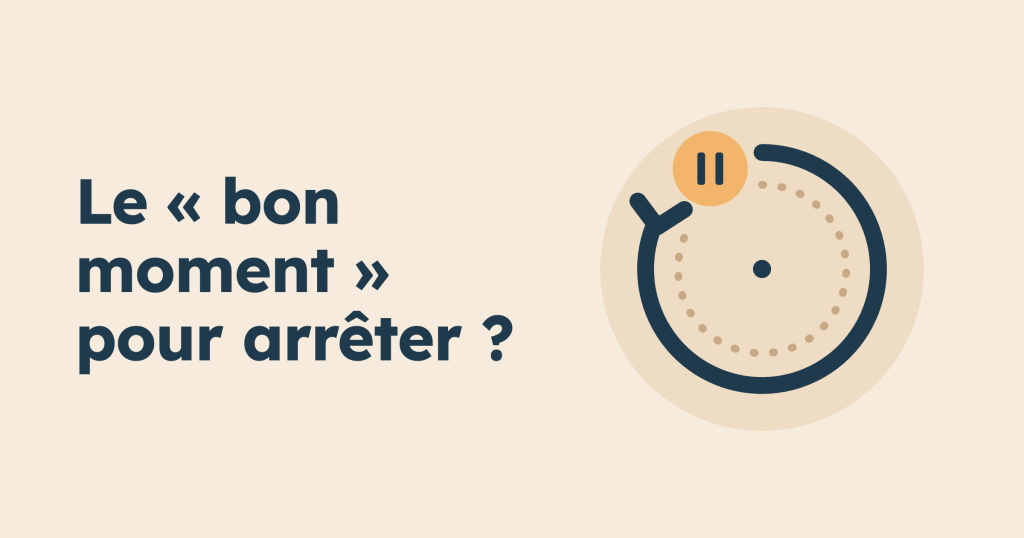 Le « bon moment » pour arrêter un rituel ?
